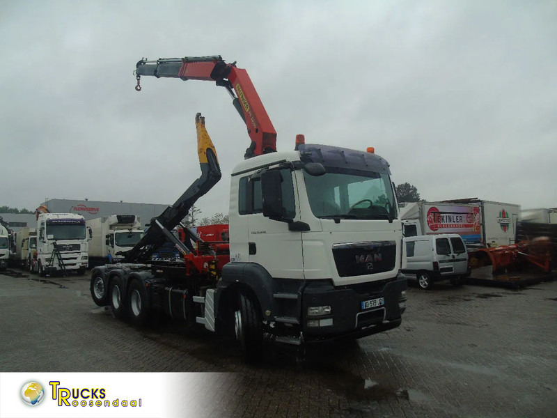 MAN TGS 35.440 + PALFINGER 24500 + 8X4 + EURO 5 + REMOTE - Camion cu cârlig, Camion cu macara: Foto 1 MAN TGS 35.440 + PALFINGER 24500 + 8X4 + EURO 5 + REMOTE - Camion cu cârlig, Camion cu macara: Foto 1