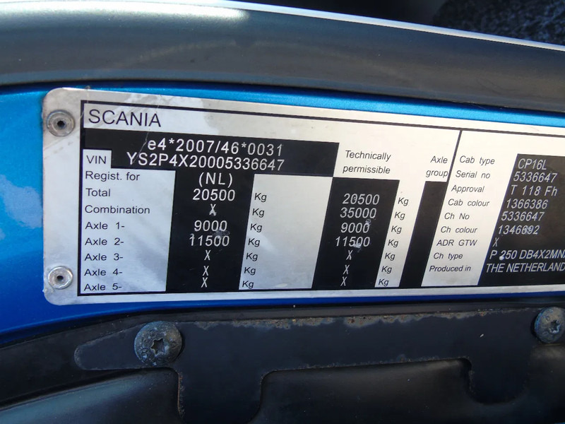 Camion furgon Scania P250 + EURO 6 + LIFT: Foto 16 Camion furgon Scania P250 + EURO 6 + LIFT: Foto 16