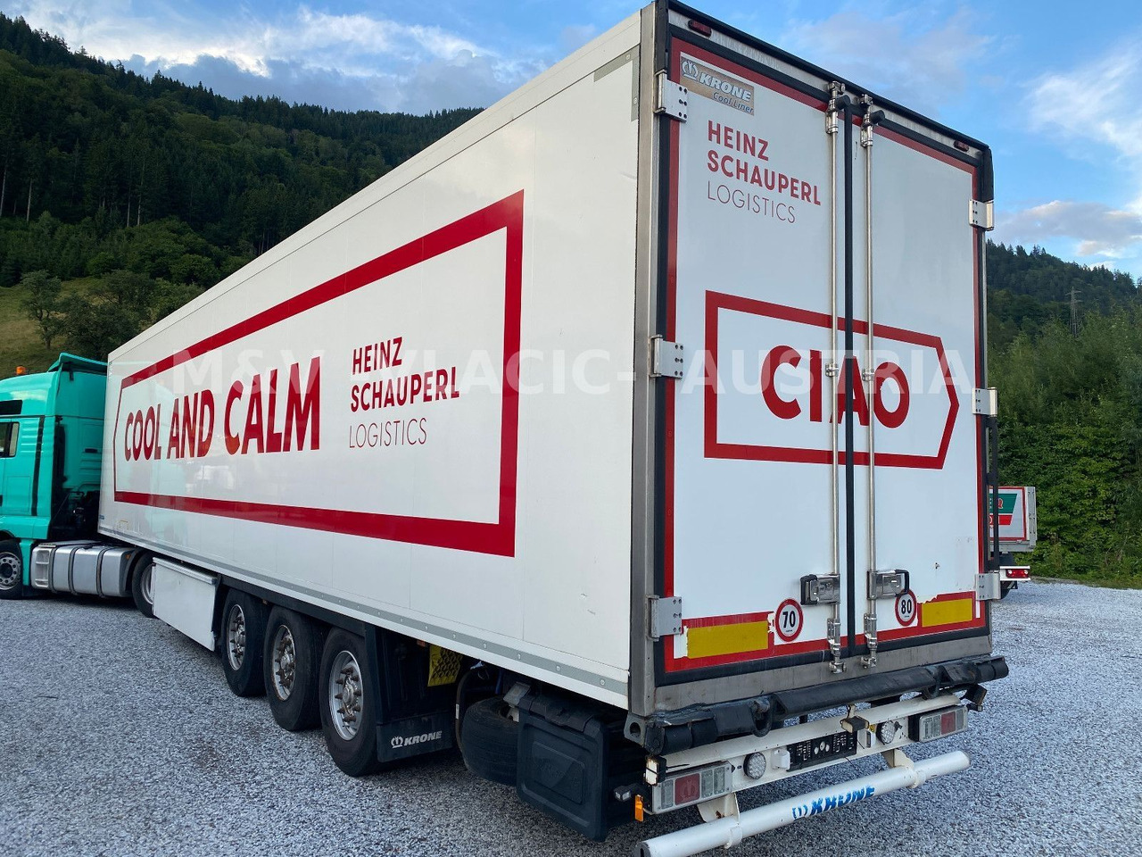 Krone Doppelstock / Carrier 1950 - Semiremorcă frigider: Foto 4 Krone Doppelstock / Carrier 1950 - Semiremorcă frigider: Foto 4