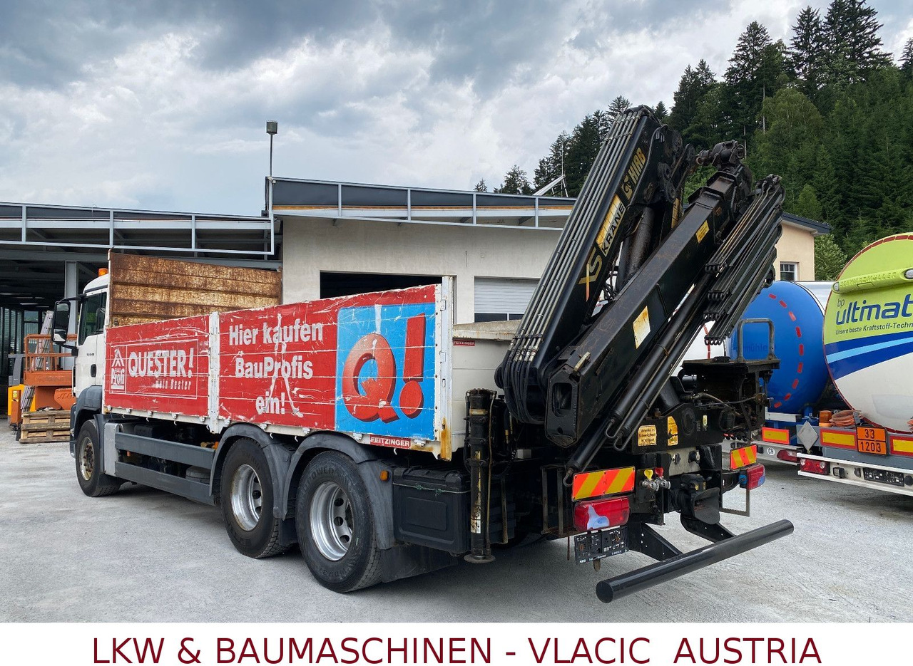 MAN TGS 26.400 6x4 mit Kran HIAB 166 - Camion platformă, Camion cu macara: Foto 4 MAN TGS 26.400 6x4 mit Kran HIAB 166 - Camion platformă, Camion cu macara: Foto 4