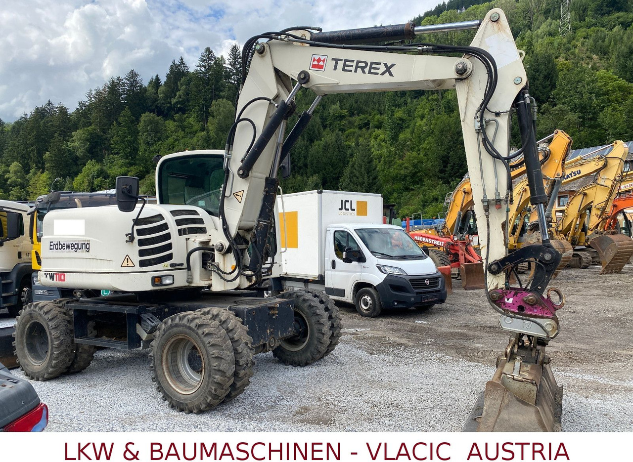 Terex TW 110 Mobilbagger inkl.4Löffeln - Excavator pe roţi: Foto 1 Terex TW 110 Mobilbagger inkl.4Löffeln - Excavator pe roţi: Foto 1