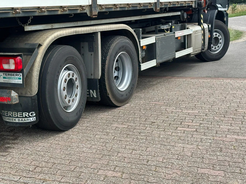 Camion cu sistem de cablu, Camion cu macara DAF CF 370 EURO6!!6x2!KRAAN/KRAN/KABEL/ABROLLKIPPER!!2014!!: Foto 19