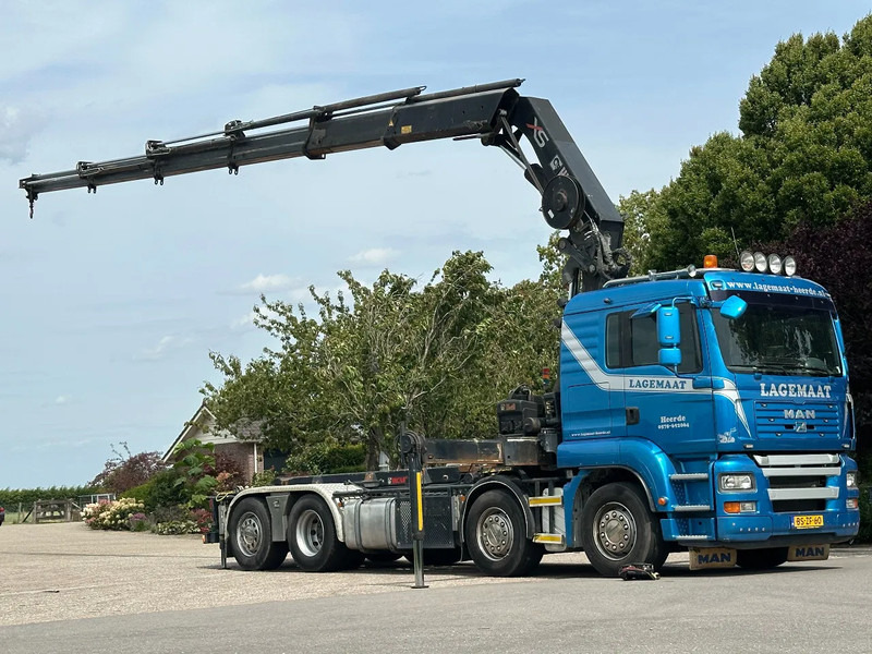 MAN TGA 35.440 8x2 HIAB 37TM!!RADIO REMOTE/CONTAINER SYSTEM! - Camion cu sistem de cablu, Camion cu macara: Foto 3 MAN TGA 35.440 8x2 HIAB 37TM!!RADIO REMOTE/CONTAINER SYSTEM! - Camion cu sistem de cablu, Camion cu macara: Foto 3