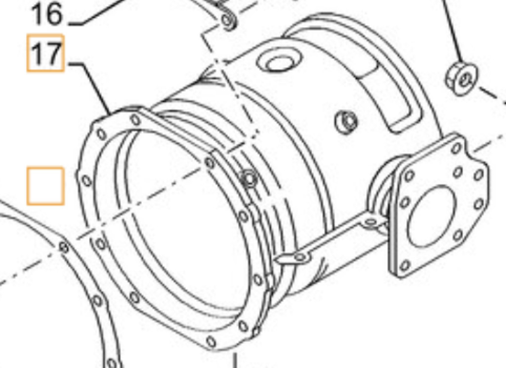 Case 51588890 - Convertor catalitic pentru Utilaje constructii: Foto 1 Case 51588890 - Convertor catalitic pentru Utilaje constructii: Foto 1