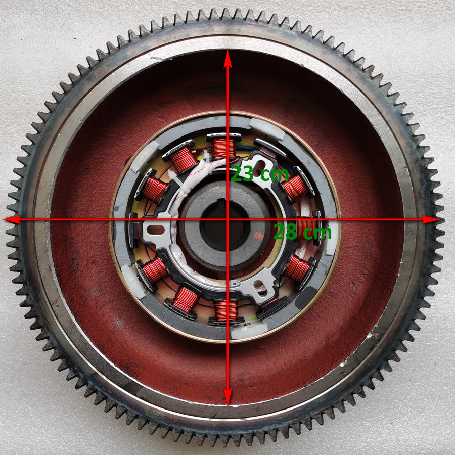 KOOP Genuine Electric Start Flywheel with Gear Ring - Volant pentru Încărcător frontal pe pneuri: Foto 2 KOOP Genuine Electric Start Flywheel with Gear Ring - Volant pentru Încărcător frontal pe pneuri: Foto 2