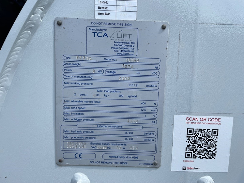 Falcon Spider FS290 - Nacela telescopica, Nacelă spider: Foto 5 Falcon Spider FS290 - Nacela telescopica, Nacelă spider: Foto 5