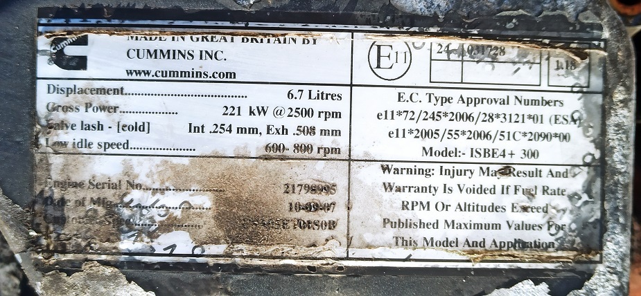 DAF LF55 300 ISBE4+ 300 6.7 - Motor şi piese pentru Camion: Foto 3 DAF LF55 300 ISBE4+ 300 6.7 - Motor şi piese pentru Camion: Foto 3