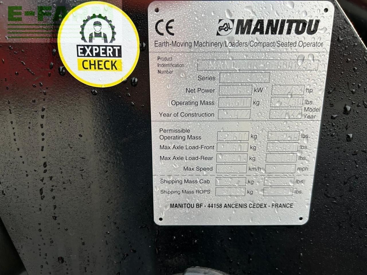 Mini excavator Manitou hoflader mla 2-25: Foto 16