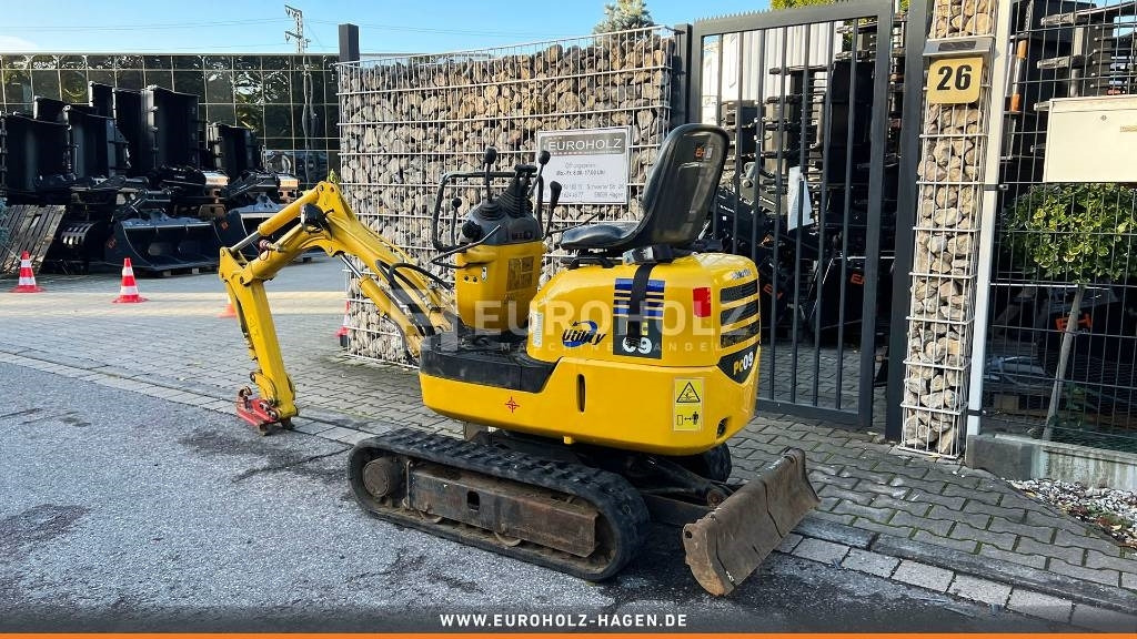 Komatsu Minibagger PC09, Schnellwechsler MS01, Knickmatick - Mini excavator: Foto 3 Komatsu Minibagger PC09, Schnellwechsler MS01, Knickmatick - Mini excavator: Foto 3