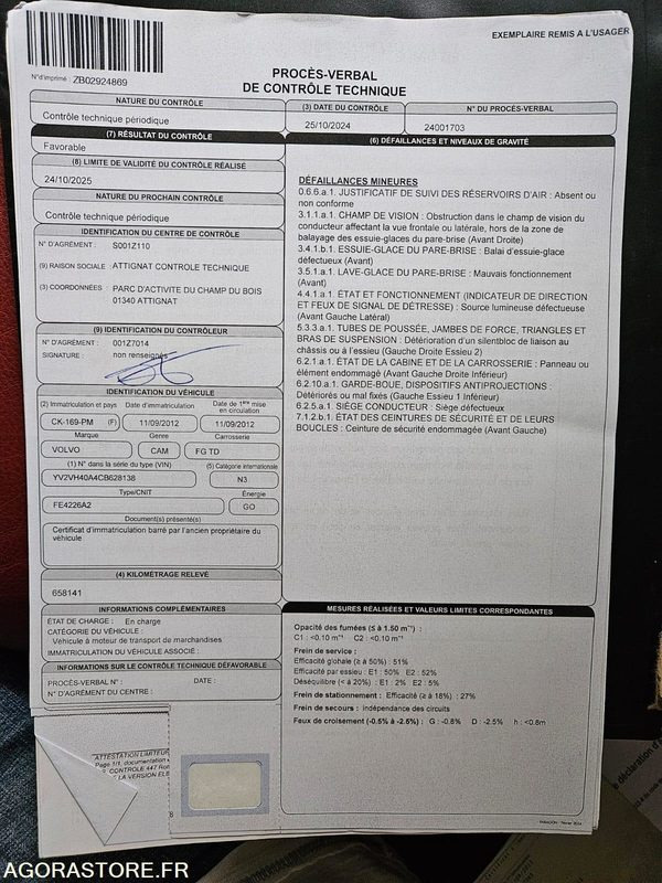 Porteur Volvo frigo - Camion: Foto 4 Porteur Volvo frigo - Camion: Foto 4