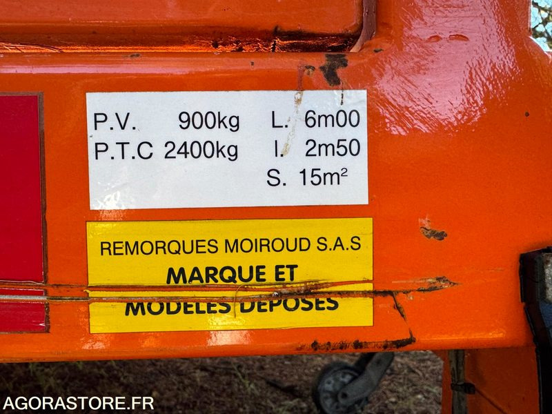 REMORQUE MOIROUD - Remorcă: Foto 5 REMORQUE MOIROUD - Remorcă: Foto 5