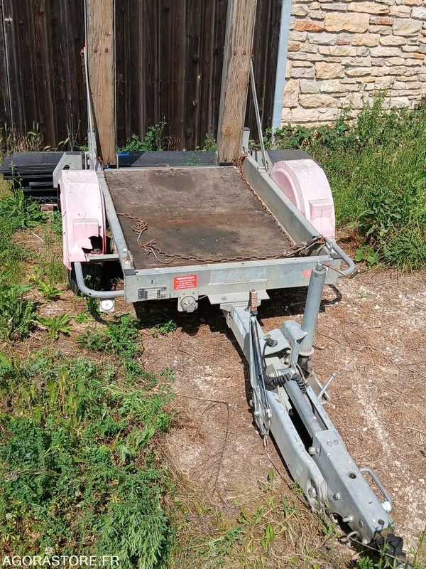 Remorque PORTE ROULEAU HUBIERE - Remorcă platformă: Foto 5 Remorque PORTE ROULEAU HUBIERE - Remorcă platformă: Foto 5