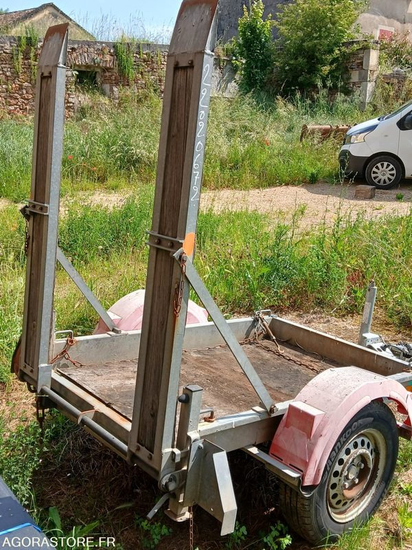 Remorque PORTE ROULEAU HUBIERE - Remorcă platformă: Foto 2 Remorque PORTE ROULEAU HUBIERE - Remorcă platformă: Foto 2