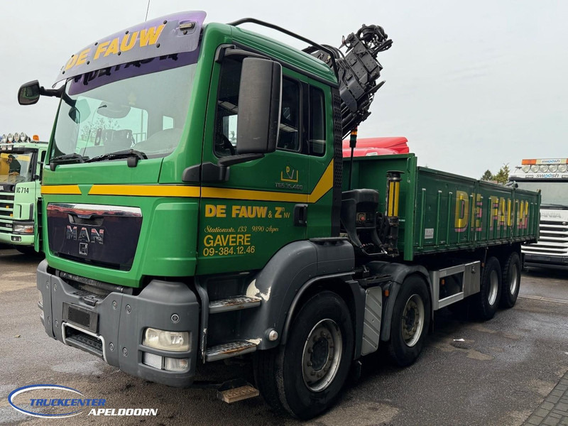 MAN TGS 35.400 8x4 Bladgeveerd, Handgeschakeld, HIAB 166-E4 Hipro - Camion basculantă, Camion cu macara: Foto 3 MAN TGS 35.400 8x4 Bladgeveerd, Handgeschakeld, HIAB 166-E4 Hipro - Camion basculantă, Camion cu macara: Foto 3