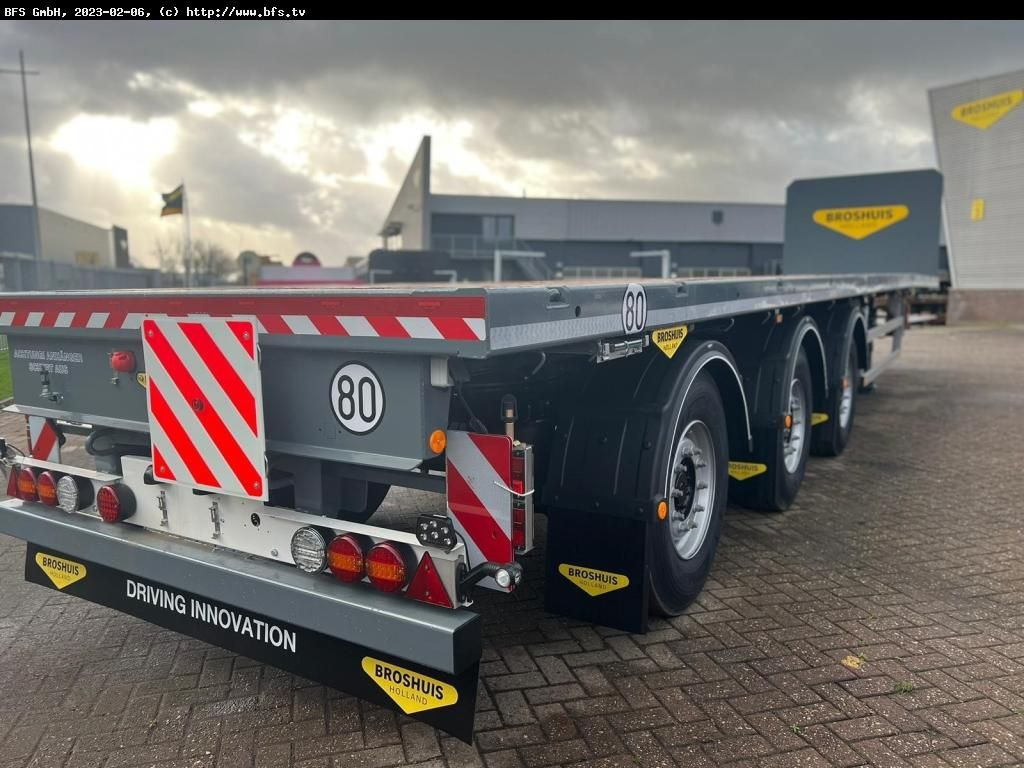 Broshuis Telesattel 1x ausziehbar 3-Achs Telesattel Leich - Semiremorcă platformă: Foto 1 Broshuis Telesattel 1x ausziehbar 3-Achs Telesattel Leich - Semiremorcă platformă: Foto 1