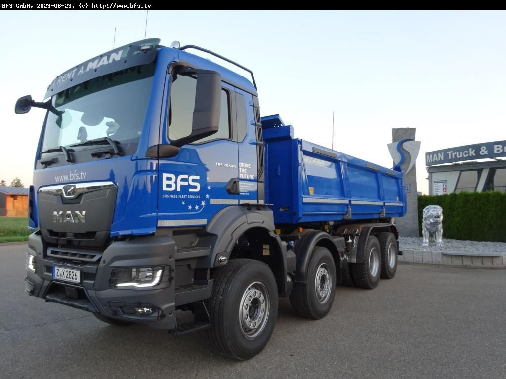 MAN TGS (TG3) 35.520 8x4 BB CH Bordmatik links, 3-Se - Camion basculantă: Foto 1 MAN TGS (TG3) 35.520 8x4 BB CH Bordmatik links, 3-Se - Camion basculantă: Foto 1