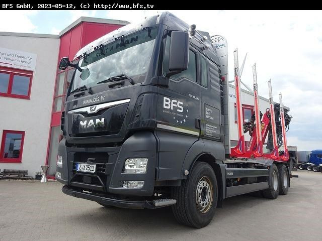 MAN TGX 26.510 6x4 BL Kurzholz, Sicherheitspaket Plu - Camion forestier: Foto 1 MAN TGX 26.510 6x4 BL Kurzholz, Sicherheitspaket Plu - Camion forestier: Foto 1