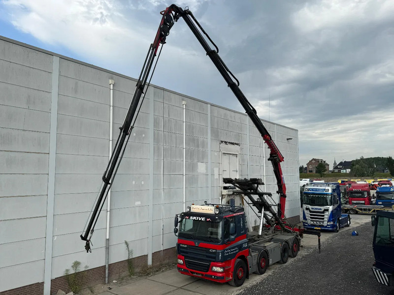 DAF CF 85.460 8X2 + YEAR 2016 HMF CRANE 2620-K4 + FLYJIB + WINCH + REMOTE - Camion cu sistem de cablu, Camion cu macara: Foto 2 DAF CF 85.460 8X2 + YEAR 2016 HMF CRANE 2620-K4 + FLYJIB + WINCH + REMOTE - Camion cu sistem de cablu, Camion cu macara: Foto 2