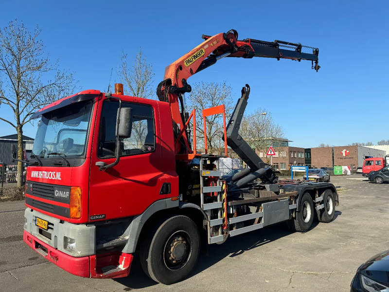 Ginaf M 3232 S 6X2 - EURO 2 + PALFINGER PK19000 + REMOTE + PALIFT HOOK - Camion cu cârlig, Camion cu macara: Foto 1 Ginaf M 3232 S 6X2 - EURO 2 + PALFINGER PK19000 + REMOTE + PALIFT HOOK - Camion cu cârlig, Camion cu macara: Foto 1