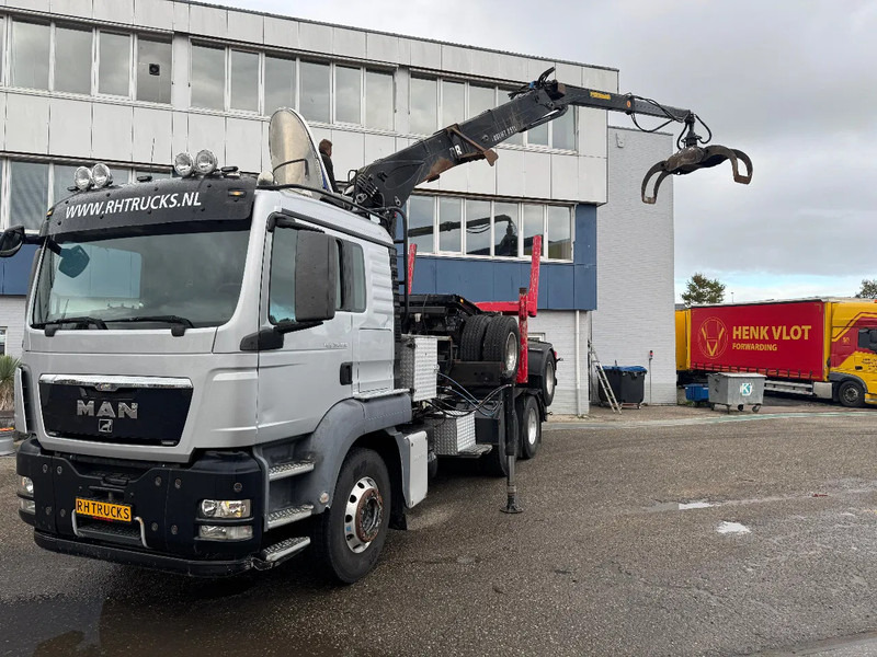 MAN TGS 33.480 6X4 + HIAB 251S.82 + TRAILER 2 AXLE KRAEMER - Camion forestier, Camion cu macara: Foto 3 MAN TGS 33.480 6X4 + HIAB 251S.82 + TRAILER 2 AXLE KRAEMER - Camion forestier, Camion cu macara: Foto 3