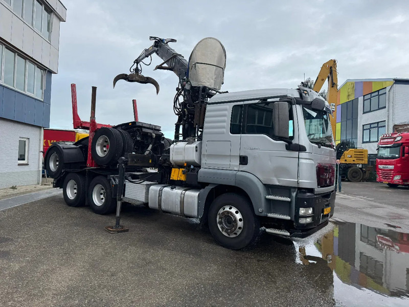 MAN TGS 33.480 6X4 + HIAB 251S.82 + TRAILER 2 AXLE KRAEMER - Camion forestier, Camion cu macara: Foto 4 MAN TGS 33.480 6X4 + HIAB 251S.82 + TRAILER 2 AXLE KRAEMER - Camion forestier, Camion cu macara: Foto 4