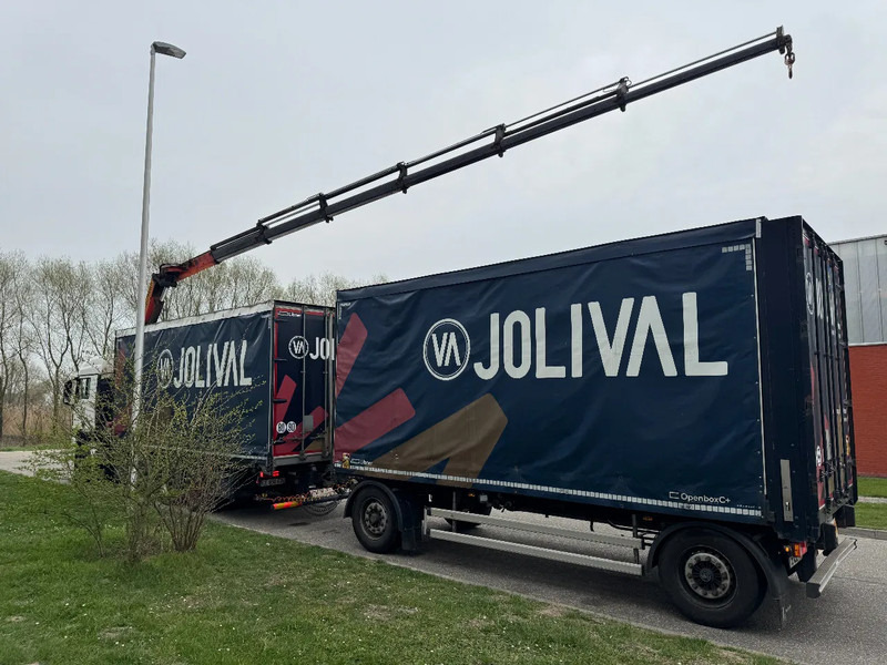 MAN TGX 26.480 6X2 - EURO 6 + PALFINGER PK20002 + REMOTE + LECITRAILER HANGER - Camion cu prelată, Camion cu macara: Foto 3 MAN TGX 26.480 6X2 - EURO 6 + PALFINGER PK20002 + REMOTE + LECITRAILER HANGER - Camion cu prelată, Camion cu macara: Foto 3