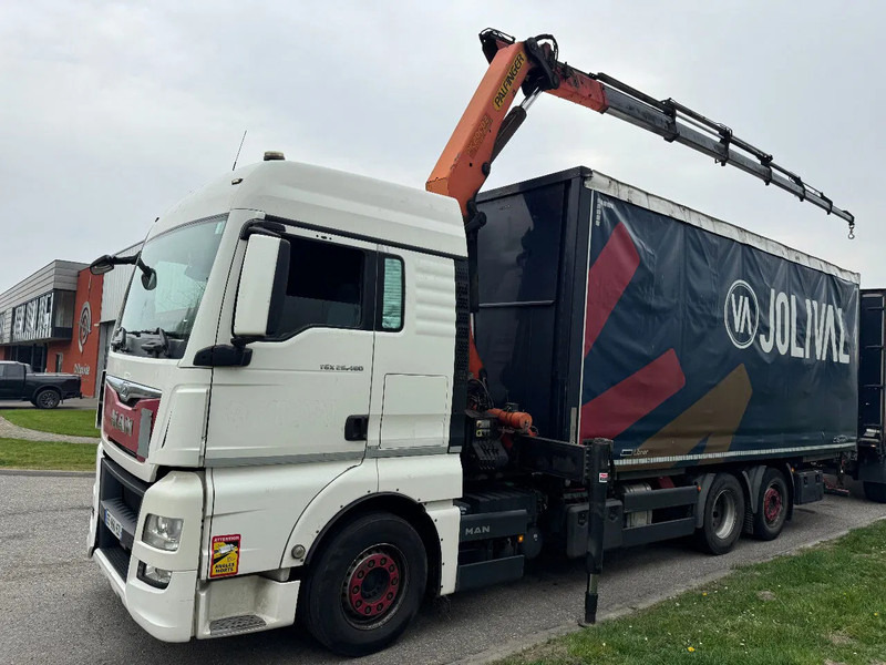 MAN TGX 26.480 6X2 - EURO 6 + PALFINGER PK20002 + REMOTE + LIFTING AXLE - Camion cu macara: Foto 1 MAN TGX 26.480 6X2 - EURO 6 + PALFINGER PK20002 + REMOTE + LIFTING AXLE - Camion cu macara: Foto 1