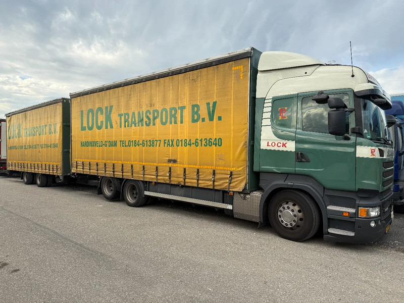 Scania R450 6X2 + DRACO AANHANGER 2010 TUV TILL 17-08-2026 - Camion cu prelată: Foto 1 Scania R450 6X2 + DRACO AANHANGER 2010 TUV TILL 17-08-2026 - Camion cu prelată: Foto 1