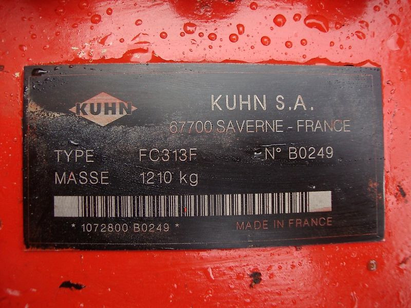 Kuhn FC 313 F - Cositoare: Foto 5 Kuhn FC 313 F - Cositoare: Foto 5