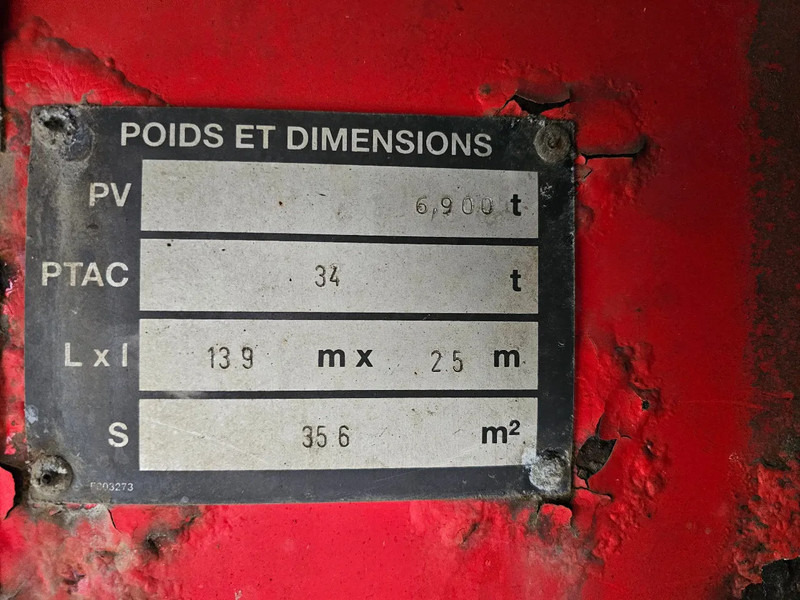 Semiremorcă prelată Fruehauf TX34 - MEGA - SMB - Disc: Foto 11