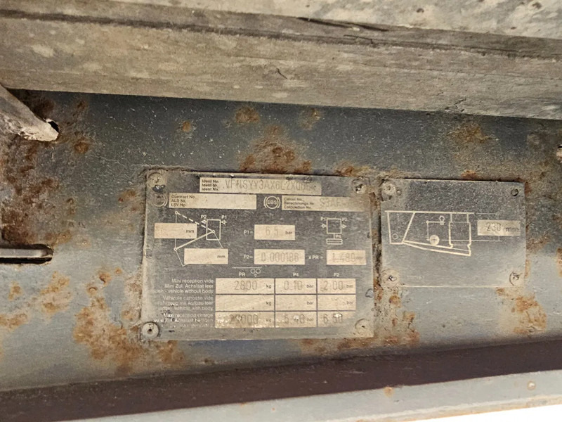 Semiremorcă prelată Trailor SYY3AX5AL2HE: Foto 10