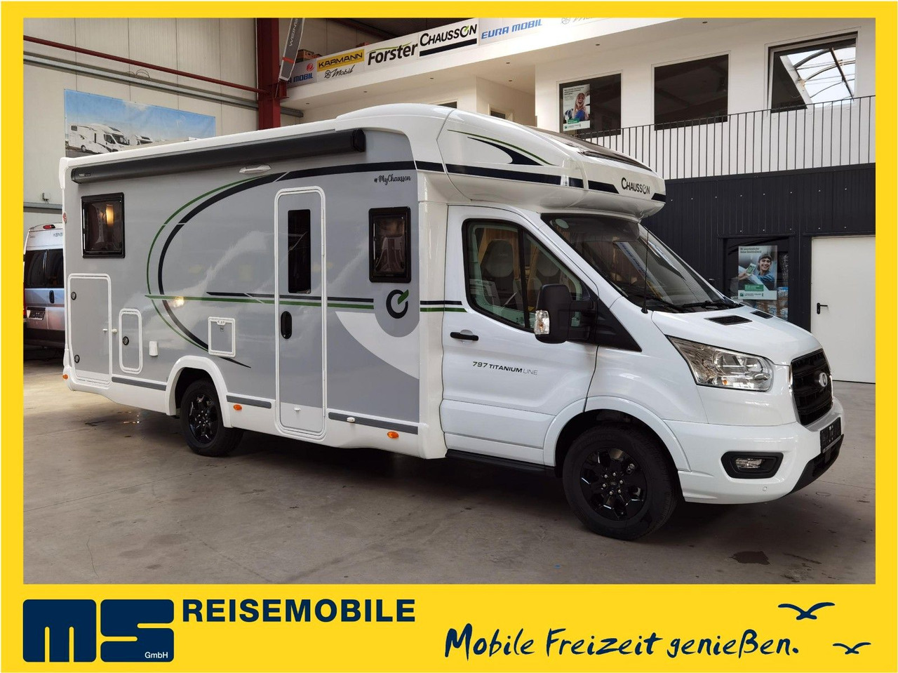 Chausson 797 TITANIUM / - 2026 - / 165PS - 8G. AUTOMATIK - Autorulotă semi-integrată: Foto 1 Chausson 797 TITANIUM / - 2026 - / 165PS - 8G. AUTOMATIK - Autorulotă semi-integrată: Foto 1