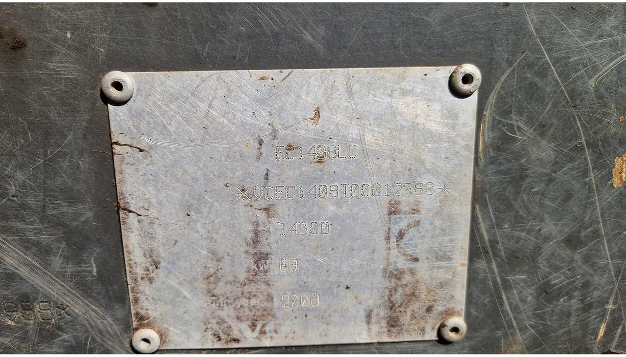 Excavator 2008 VOLVO EC140BLC TRACKED EXCAVATOR: Foto 18