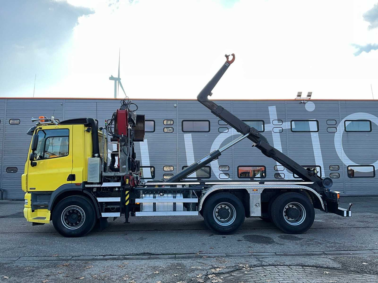 2012 GINAF X3232S 6X4 25T HOOK LIFT + HMF 1643 Z-CRANE TRUCK BZ-VG-55 - Camion: Foto 5 2012 GINAF X3232S 6X4 25T HOOK LIFT + HMF 1643 Z-CRANE TRUCK BZ-VG-55 - Camion: Foto 5