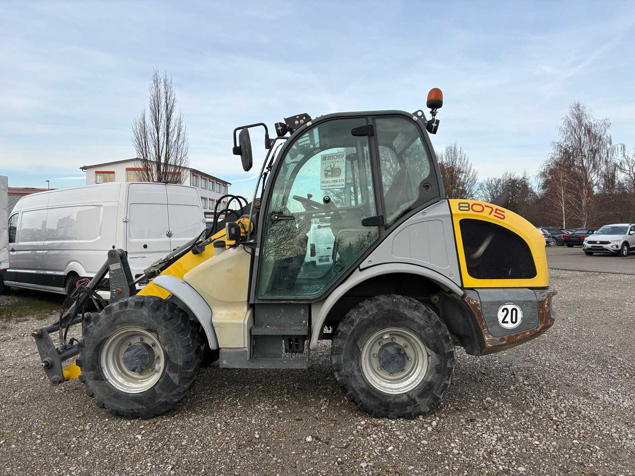 Buldoexcavator KRAMER 8075 BACKHOE LOADER: Foto 8