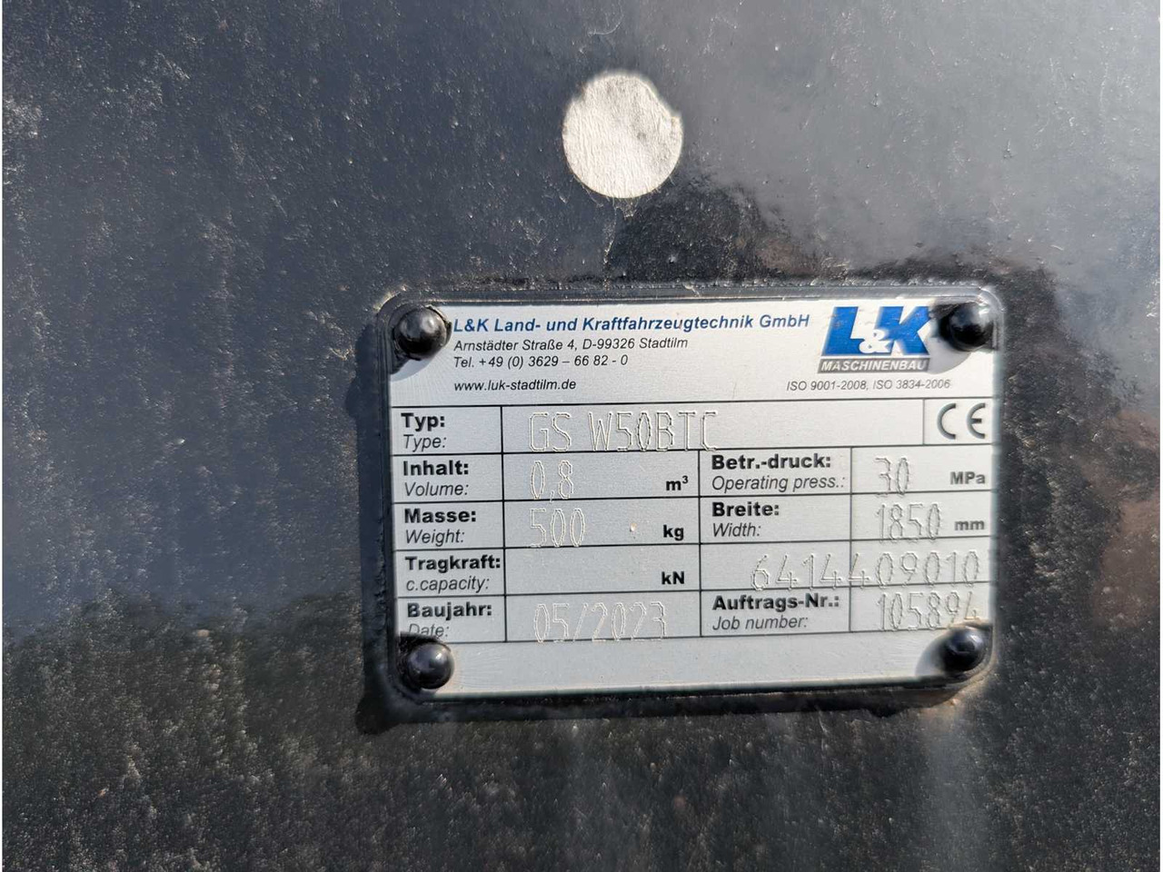 L&K - GS W50BTC - 2023 - UNI BUCKET WITH U-BLADE - AS - 1850 MM - 0.8 CBM - Încărcător frontal pe pneuri: Foto 2 L&K - GS W50BTC - 2023 - UNI BUCKET WITH U-BLADE - AS - 1850 MM - 0.8 CBM - Încărcător frontal pe pneuri: Foto 2