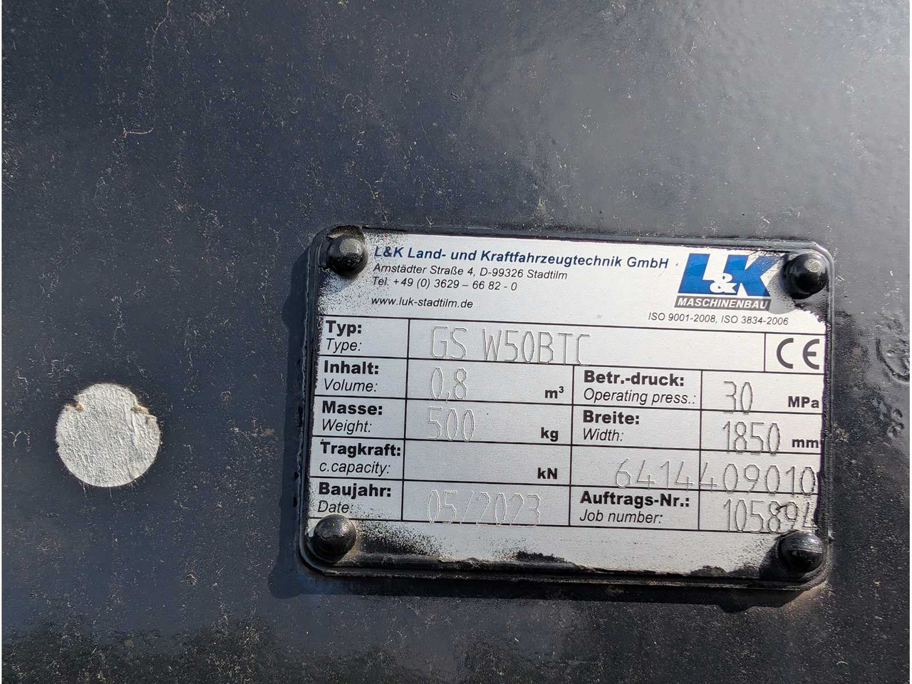 L&K - GS W50BTC - 2023 - UNI BUCKET WITH U-BLADE - AS - 1850 MM - 0.8 CBM - Încărcător frontal pe pneuri: Foto 2 L&K - GS W50BTC - 2023 - UNI BUCKET WITH U-BLADE - AS - 1850 MM - 0.8 CBM - Încărcător frontal pe pneuri: Foto 2