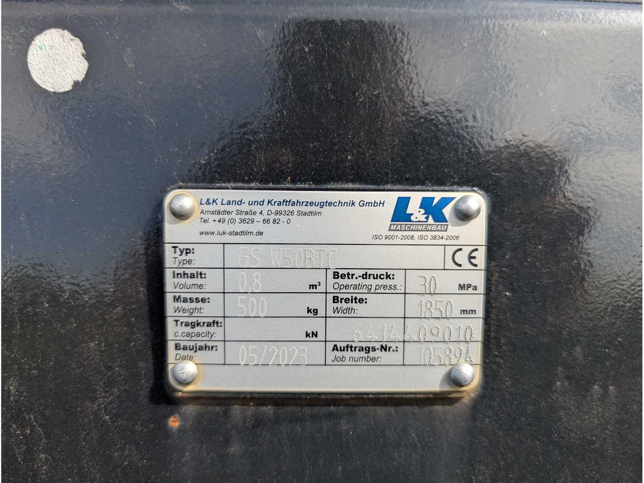 L&K - GS W50BTC - 2023 - UNI BUCKET WITH U-BLADE - AS - 1850 MM - 0.8 CBM - Încărcător frontal pe pneuri: Foto 2 L&K - GS W50BTC - 2023 - UNI BUCKET WITH U-BLADE - AS - 1850 MM - 0.8 CBM - Încărcător frontal pe pneuri: Foto 2