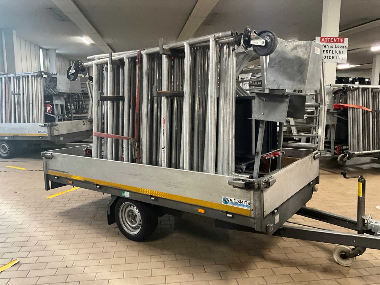 2021 EDUARD P3 SCAFFOLDING TRAILER, 49-WZ-ST - Remorcă: Foto 4 2021 EDUARD P3 SCAFFOLDING TRAILER, 49-WZ-ST - Remorcă: Foto 4