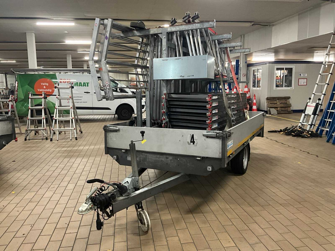 2022 EDUARD P3 SCAFFOLDING TRAILER, 09-WDS-7 - Remorcă: Foto 1 2022 EDUARD P3 SCAFFOLDING TRAILER, 09-WDS-7 - Remorcă: Foto 1