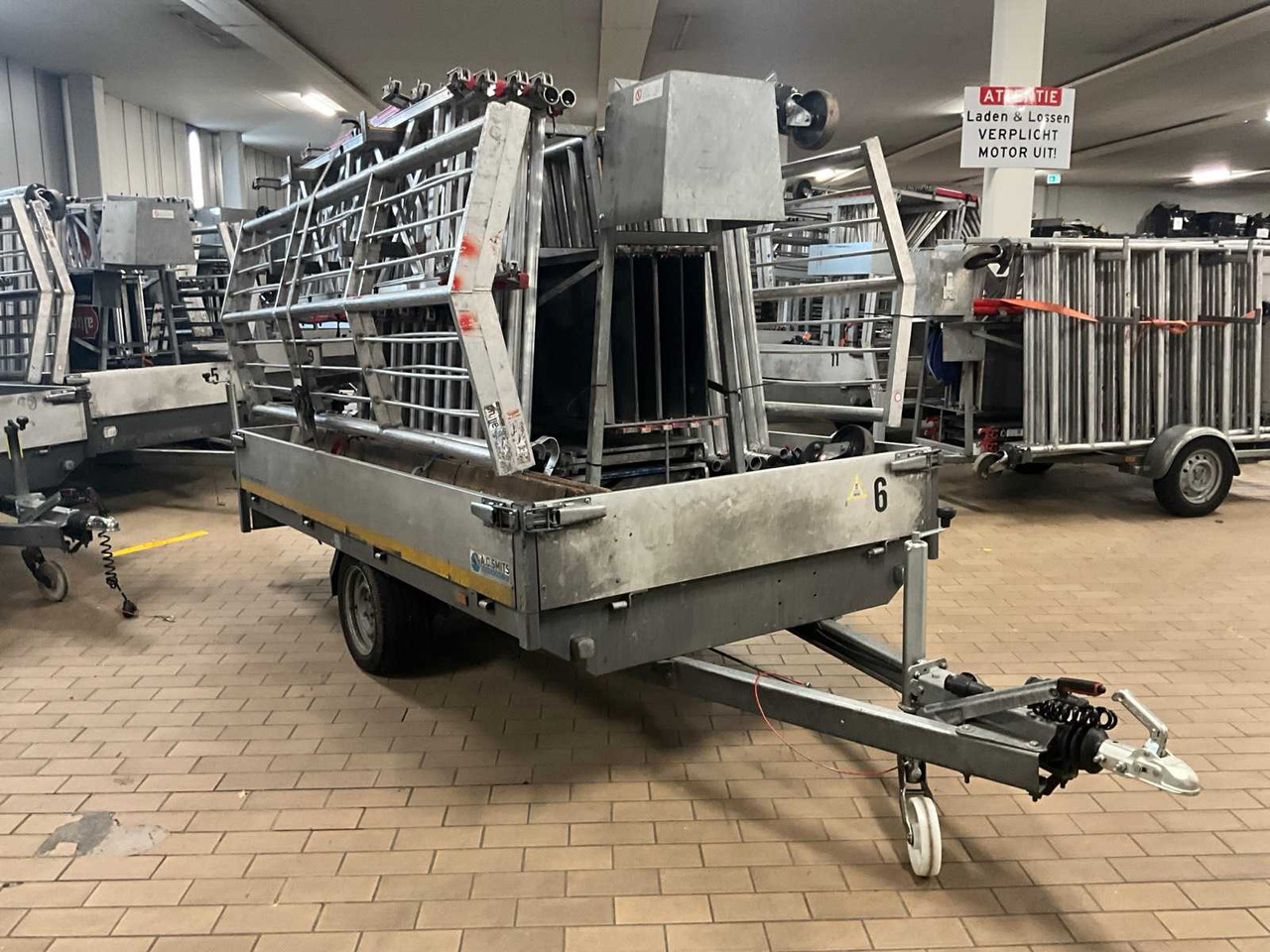 2022 EDUARD P3 SCAFFOLDING TRAILER, 12-WBN-3 - Remorcă: Foto 3 2022 EDUARD P3 SCAFFOLDING TRAILER, 12-WBN-3 - Remorcă: Foto 3