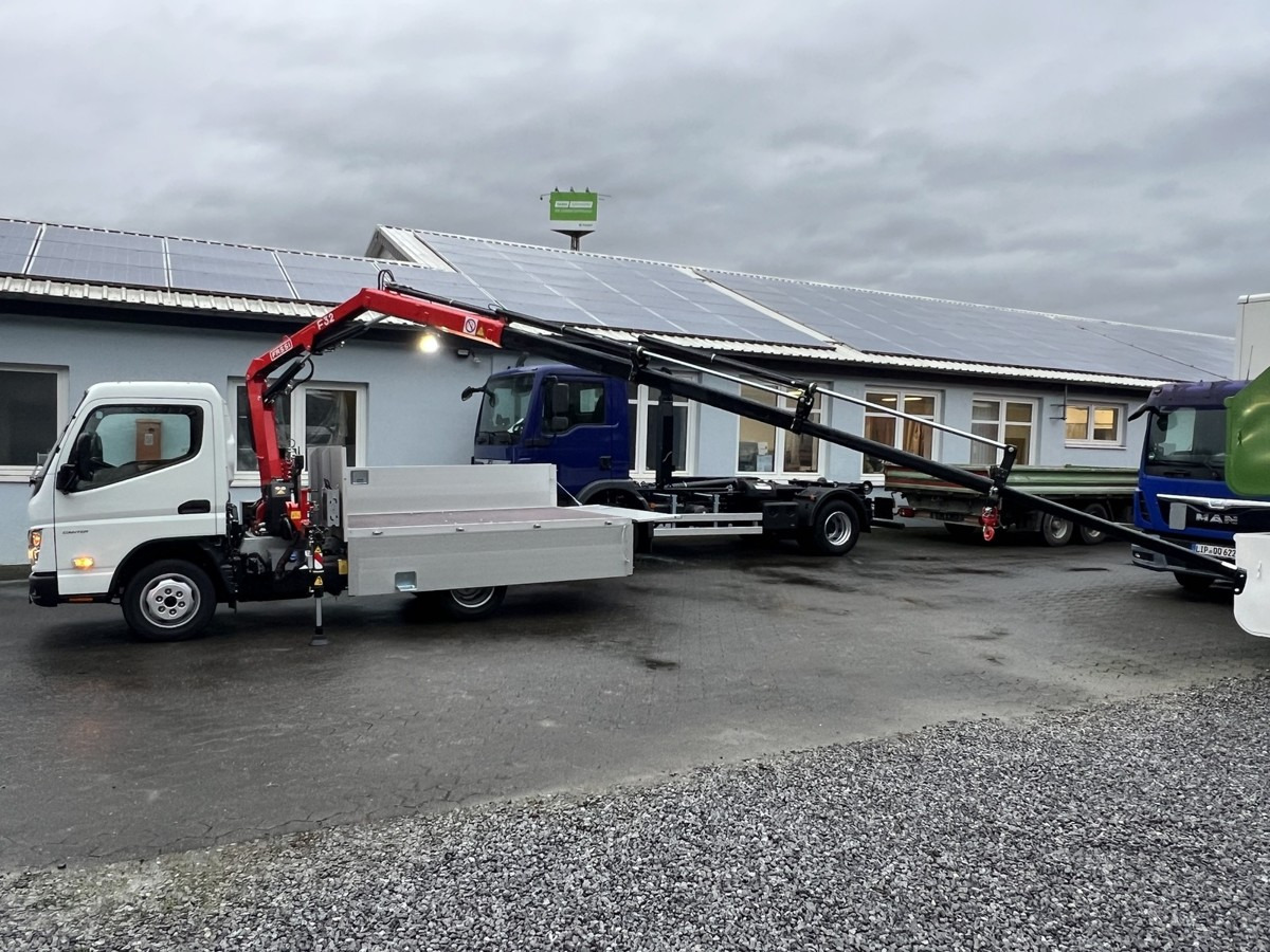 FUSO 3S15 Alu Pritsche 2.80m Ladekran Funk! sofort ve - Autoutilitară cu platformă: Foto 5 FUSO 3S15 Alu Pritsche 2.80m Ladekran Funk! sofort ve - Autoutilitară cu platformă: Foto 5