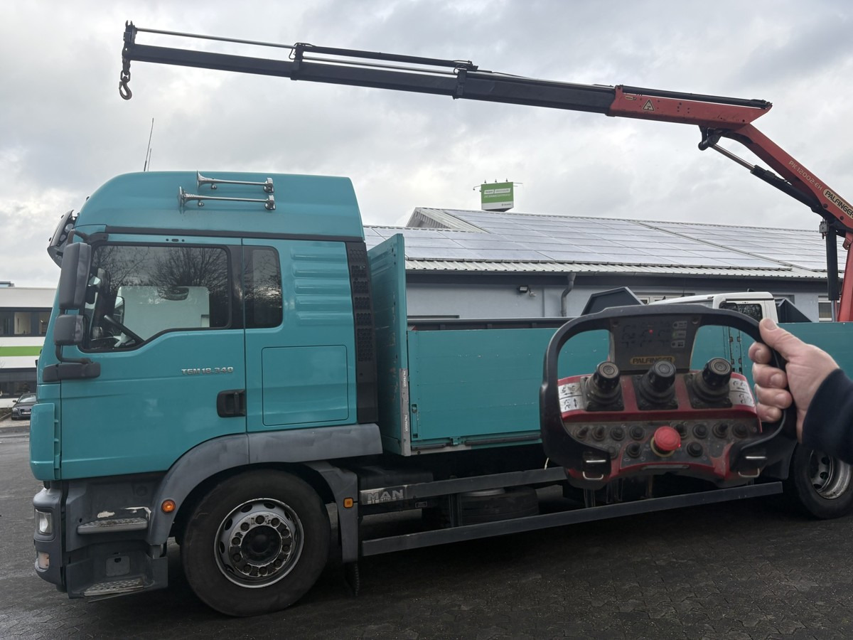 MAN TGM 18.340 PK 12002 EH Funk Ladekran sofort verf - Camion platformă, Camion cu macara: Foto 3 MAN TGM 18.340 PK 12002 EH Funk Ladekran sofort verf - Camion platformă, Camion cu macara: Foto 3