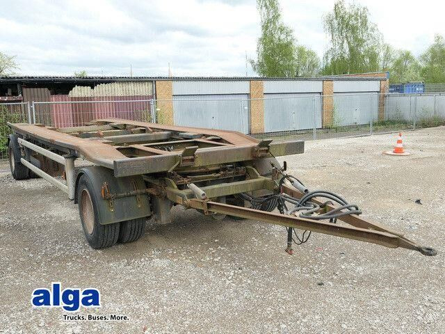 Huffermann HKA 18.70, Außenroller, Zwillingsreifen, BPW - Remorcă transport containere/ Swap body: Foto 1 Huffermann HKA 18.70, Außenroller, Zwillingsreifen, BPW - Remorcă transport containere/ Swap body: Foto 1
