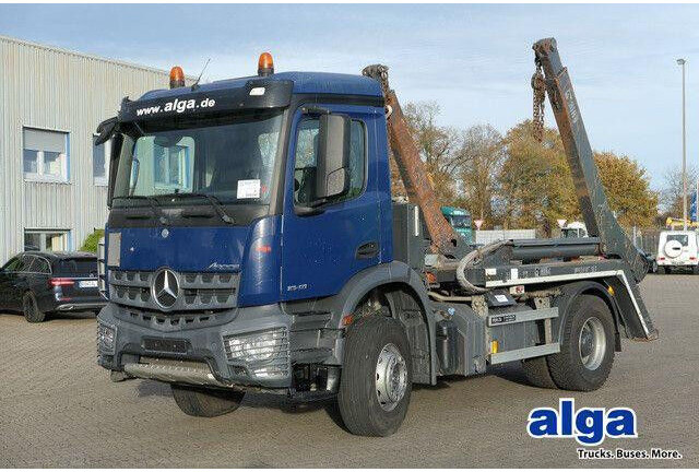 Mercedes-Benz 1832 K Arocs 4x2, Hiab SLT 140, teleskop., Klima - Camion cu sistem de cablu: Foto 1 Mercedes-Benz 1832 K Arocs 4x2, Hiab SLT 140, teleskop., Klima - Camion cu sistem de cablu: Foto 1