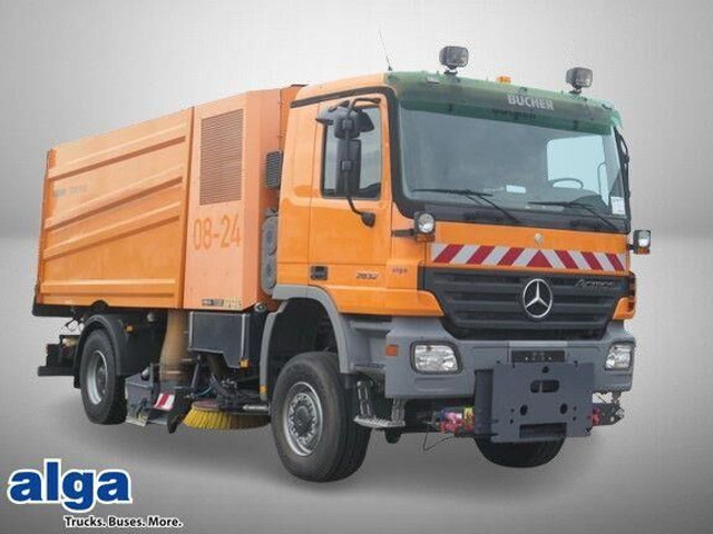 Mercedes-Benz 2032 A Actros 4x4, Bucher STKF 9500, Airport, AC - Măturătoare stradală: Foto 1 Mercedes-Benz 2032 A Actros 4x4, Bucher STKF 9500, Airport, AC - Măturătoare stradală: Foto 1