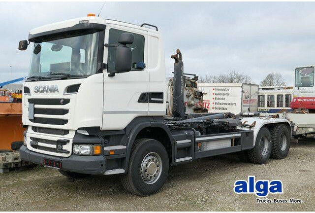 Scania R 580 6x4, V8-Motor, Meiller RS21, Retarder, AC - Camion cu cârlig: Foto 1 Scania R 580 6x4, V8-Motor, Meiller RS21, Retarder, AC - Camion cu cârlig: Foto 1