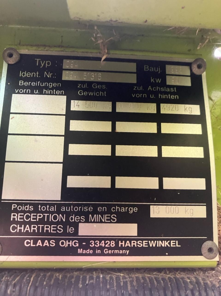 CLAAS Dominator 218 Mega în leasing CLAAS Dominator 218 Mega: Foto 10 CLAAS Dominator 218 Mega în leasing CLAAS Dominator 218 Mega: Foto 10