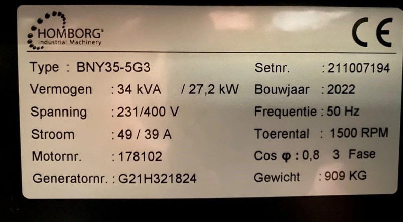 Himoinsa Yanmar Stamford 35 kVA Supersilent Generatorset Nieuw ! - Generator electric: Foto 4 Himoinsa Yanmar Stamford 35 kVA Supersilent Generatorset Nieuw ! - Generator electric: Foto 4