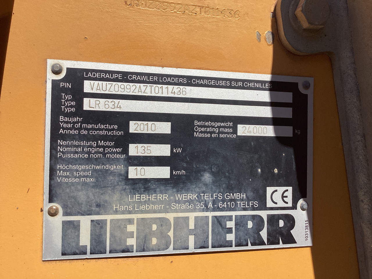 Încărcător pe şenile Liebherr LR 634: Foto 11 Încărcător pe şenile Liebherr LR 634: Foto 11